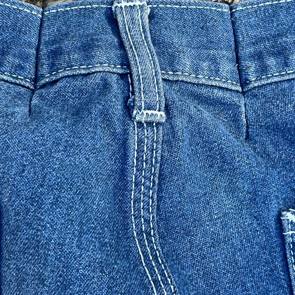 Vintage 1970’s Roebucks blue Jeans size 44 x 32 (waist altered)-RARE MENS DENIM